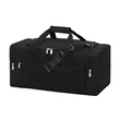 Men's Black Gym Duffle with Trolley Sleeve