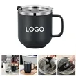 14 or 17 OZ Stainless Steel Coffee Mug With Lid