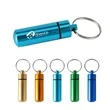 Waterproof Aluminum Alloy Pill Box Keychain