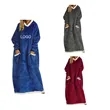 Wearable Blanket Hoodie for Women/Kids/Men 60"
