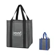 Heathered Non-Woven Shopper Tote Bag