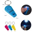 LED Light Whistle Keychain