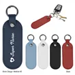 Bates Leatherette Key Tag With Carabiner