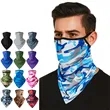 Cooling Silk Ear Loop Bandana Sun UV Protection Face Scarf