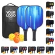 Pickleball Set 2 Paddles 4 Balls Storage Backpack Bag