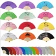 Full-color Bamboo Paper Fan Handheld