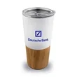 20oz Bamboo Stainless Steel Car Tumbler