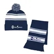 Knit Pom Custom Beanie Scarf Set