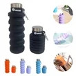 17 Oz. Foldable Silicone Water Bottle