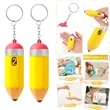 Pencil Stress Toy Keychain