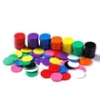 Colorful Plastic Early Learning Chip Coins