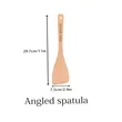 Personalized wooden angled spatula set, kitchen utensils.
