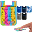 Popper Stress Reliever Silicone Phone Wallet
