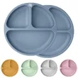 Silicone Divided Suction Plate for Babies & Toddlers