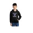 YOUTH BLACK HOODED SWEATSHIRT