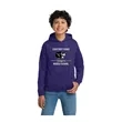 YOUTH PURPLE HOODED SWEATSHIRT