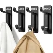 Strong Adhesive Double Wall Hooks for Coats Towels