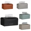 Leatherette Rectangular Tissue Box Holder