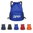 Waterproof Drawstring Backpack With Mesh Pockets