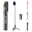 Bluetooth Selfie Stick Tripod with Extendable Pole