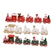 Wooden Train Set Xmas Table Decor