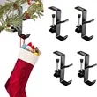 Adjustable Mantle Stocking Garland Holder Hooks