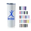 20oz Stainless Steel Skinny Insulated Vacuum Straw Tumbler