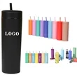 16oz Skinny Acrylic Tumbler Cups with Lid and Straw
