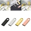 High-Speed USB 32GB Metal Flash Drive with Keychain