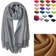 Soft Cashmere Feel Pashmina Wrap Scarf for Autumn Winter