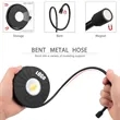Bullseye Bent-Neck LED Flashlight with Magnetic Base
