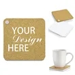 Cork Mat Coaster Sticky Note Pad