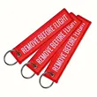 Custom Aviation Reminder Keychain Tags