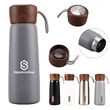 17 Oz Insulated Travel Bottle with Wood Lid