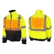 3-in-1 Bomber Jacket with Inner Heated Vest Kit with Battery
