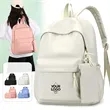 3-Piece Backpack Set Insulated Lunch Bag Casual School Women