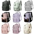 Multi Color Backpack with Shoe Compartment 16-Inch Laptop