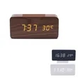 Woodgrain Style Smart Alarm Clock