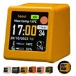 Smart Weather Desk Clock with Color Display and Temp Reading