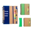Spiral Notebook With Sticky Pen And Ruler