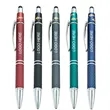 Orbit Spinner Chrome Metal Pen with Stylus