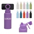 Water Bottle With Magnetic Phone Holder