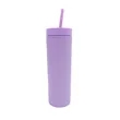 Plastic Straw Tumbler