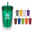 16 oz Double Wall Plasic Tumbler