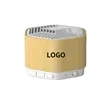Portable Bluetooth Mini Speaker With Bamboo Shell RGB Lights