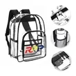 Heavy Duty School Security Clear Backpack