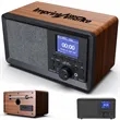 Multifunction Wooden Bluetooth Speaker with Full-Band Radio