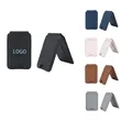 Magnetic Leather Card Holder with Foldable Stand