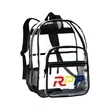 0.4mm 17.3" Large Capacity High School Clear Backpack