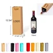 Wine Single Bottle Paper Tote Bag